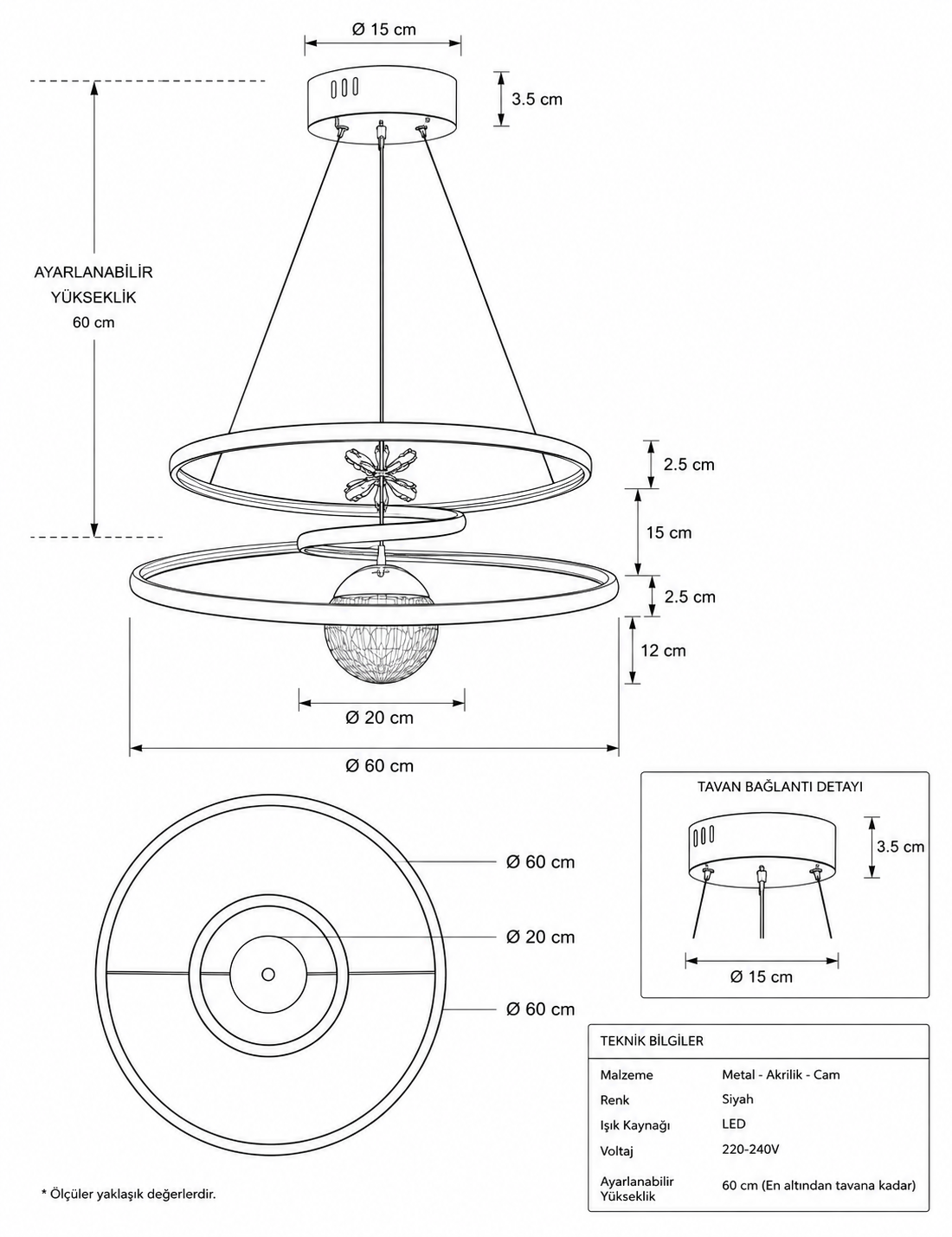 Mak Enerji İç KIvrımlı Oval